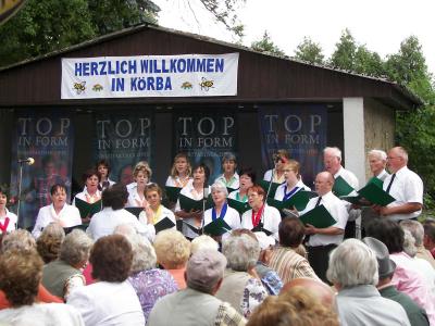 Foto des Albums: Chortreffen am Körbaer Teich (12.07.2008)