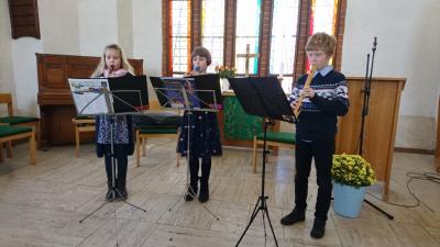 Foto des Albums: Kirchencafé mit Blockflötentönen und Celloklängen