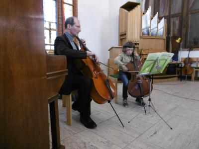Foto des Albums: Kirchencafé mit Blockflötentönen und Celloklängen