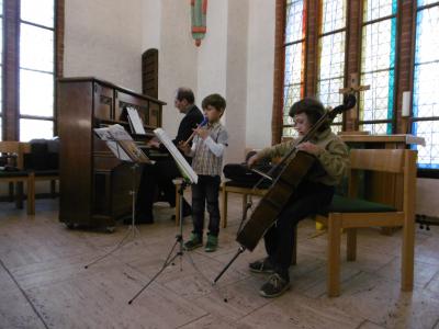 Foto des Albums: Kirchencafé mit Blockflötentönen und Celloklängen