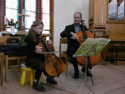 Foto des Albums: Kirchencafé mit Blockflötentönen und Celloklängen