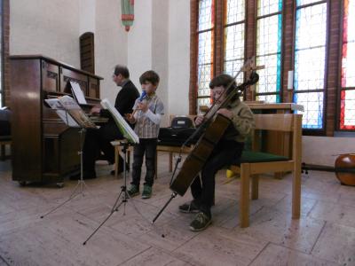 Foto des Albums: Kirchencafé mit Blockflötentönen und Celloklängen