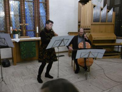 Foto des Albums: Kirchencafé mit Blockflötentönen und Celloklängen