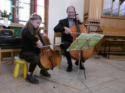 Foto des Albums: Kirchencafé mit Blockflötentönen und Celloklängen