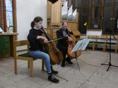 Foto des Albums: Kirchencafé mit Blockflötentönen und Celloklängen