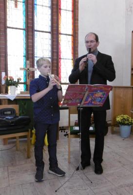 Foto des Albums: Kirchencafé mit Blockflötentönen und Celloklängen