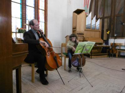 Foto des Albums: Kirchencafé mit Blockflötentönen und Celloklängen
