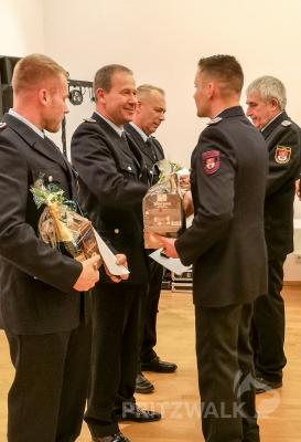 Thomas Siegfried aus Kemnitz wurde mit der Treumedaille f&uuml;r 10 Jahre in Kupfer geehrt. Foto: Beate Vogel  (Bild vergr&ouml;&szlig;ern)