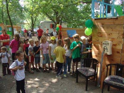 Foto des Albums: Stadt der Kinder 2008 - Richtfest (25.07.2008)