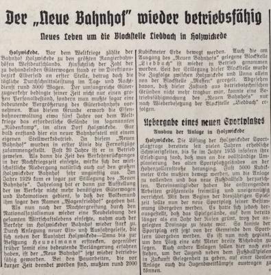 Foto des Albums: Westf. Landeszeitung 1937 (06.12.2019)