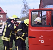 Foto des Albums: Einsatzübung im Löschzug Ost erfolgreich verlaufen (16. 04. 2018)