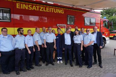 Foto des Albums: Ministerpräsident besucht Kreisfeuerwehr (31. 07. 2019)