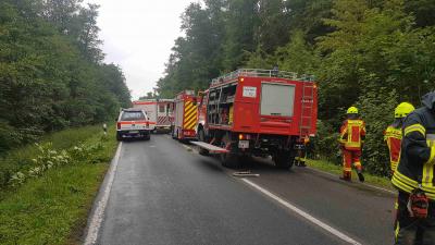 Foto des Albums: Verkehrsunfall im Schaumburger Wald (14. 07. 2019)