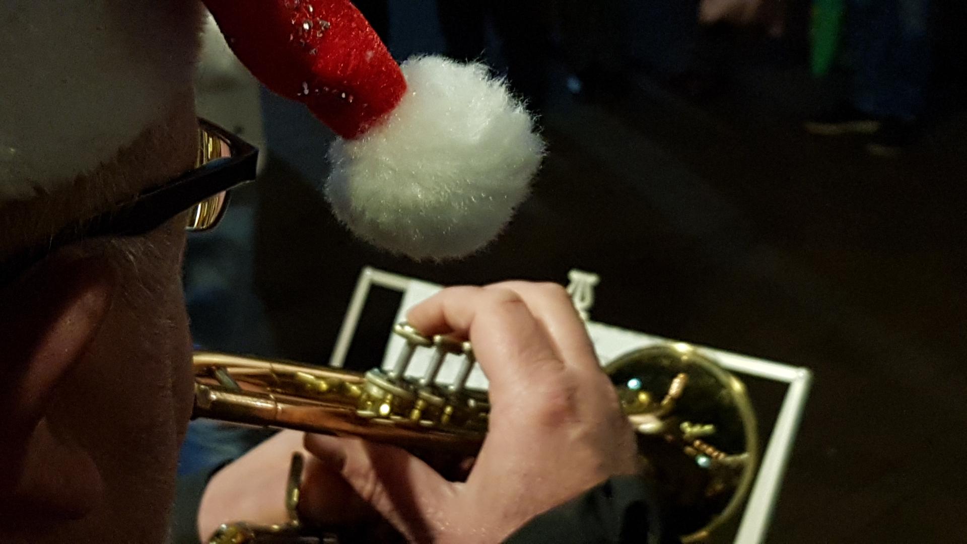 Bild: Nordpfalzmusikanten auf dem Weihnachtsmarkt Alsenz 2019