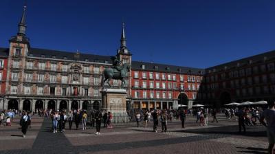 La plaza mayor en Madrid  (Bild vergr&ouml;&szlig;ern)