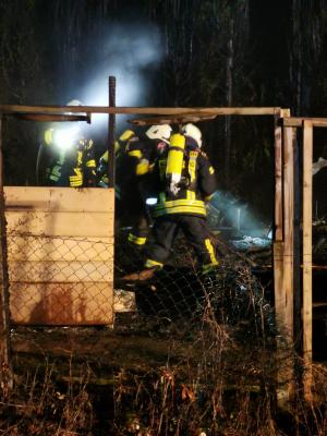 Foto des Albums: Gartenhausbrand - Marburger Straße
