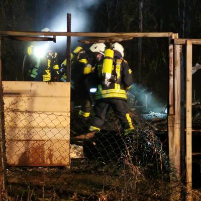 Foto des Albums: Gartenhausbrand - Marburger Straße (09. 01. 2020)