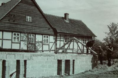 Foto des Albums: Bau der Gemeinschaftsgefrieranlage (Gefrierhaus) 1963 Fotos: F. B. Jünemann (18.01.2020)