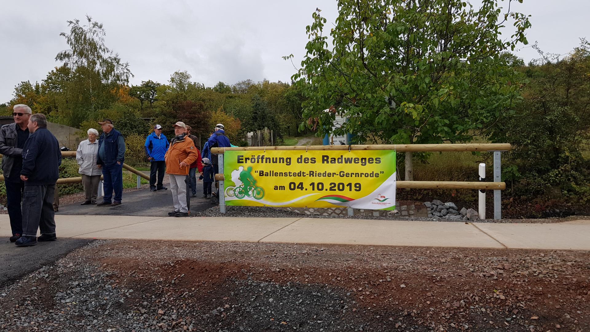Bild : Eröffnung des Fahrradweges
