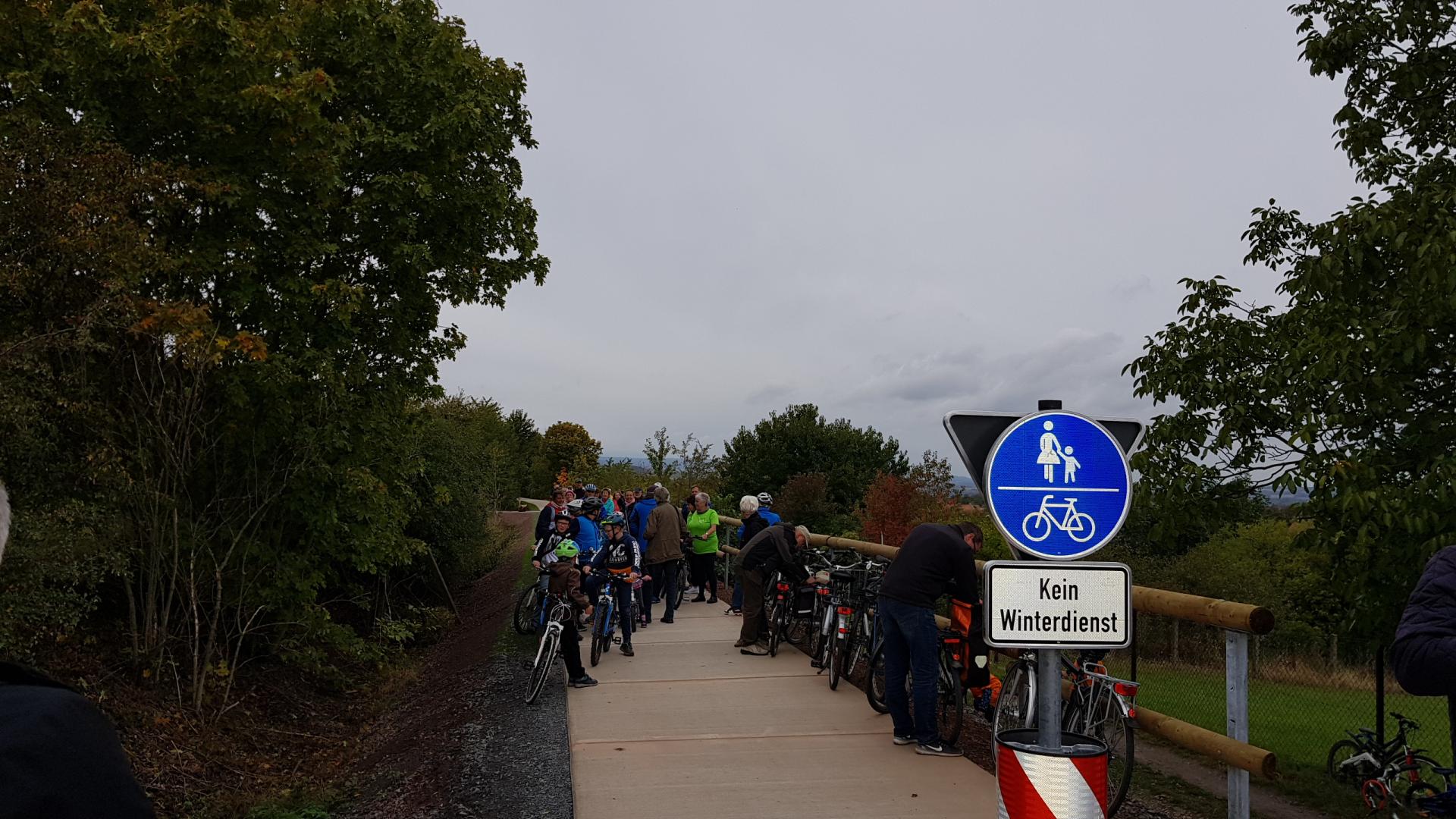 Bild : Eröffnung des Fahrradweges