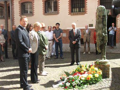 Foto des Albums: Gedenkveranstaltung zum Mauerbau in der Gedenkstätte Lindenstraße (13.08.2008)