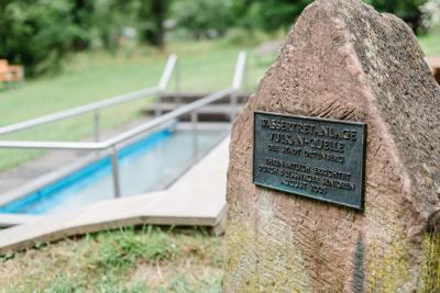 Wassertretanlage in Li&szlig;berg direkt am Vulkanradweg  (Bild vergr&ouml;&szlig;ern)