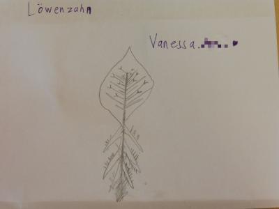 Kunstaufgabe Klasse 2 von Vanessa 