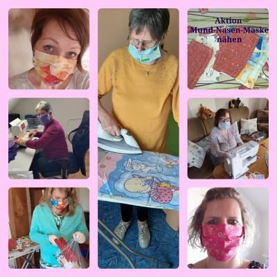 Foto des Albums: Aktion Mund-Nasenmasken nähen