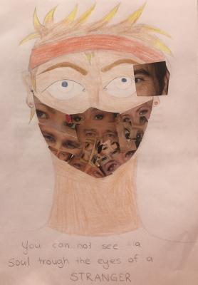 Foto des Albums: Kunst Jg. 10, Thema: Augen ohne Gesicht (29. 04. 2020)