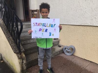 Foto des Albums: Kontaktloser Staffellauf Klasse 3a