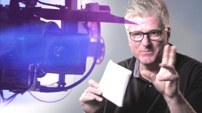 Dirk J&uuml;nger, der das Projekt mit Foto- und Videoaufnahmen dokumentierte 