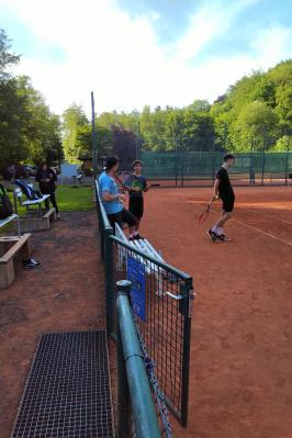 Pause w&auml;hrend des Trainings muss sein 
