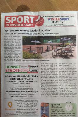 Zwischendurch noch Pressearbeit 