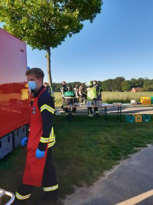 Foto des Albums: Verpflegung der Einsatzkräfte beim Brand Biogasanlage
