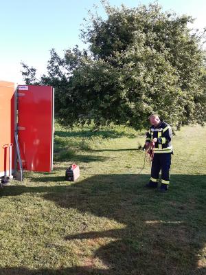 Foto des Albums: Verpflegung der Einsatzkräfte beim Brand Biogasanlage
