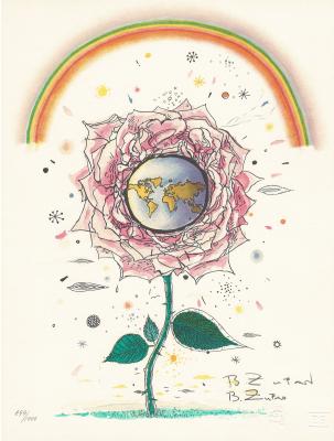 From a Watercolour by Bruno Zupan, USA, 899 of 1000  (Bild vergr&ouml;&szlig;ern)