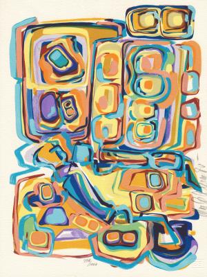 Painting by Mark Wiener, USA, 398 of 1000  (Bild vergr&ouml;&szlig;ern)