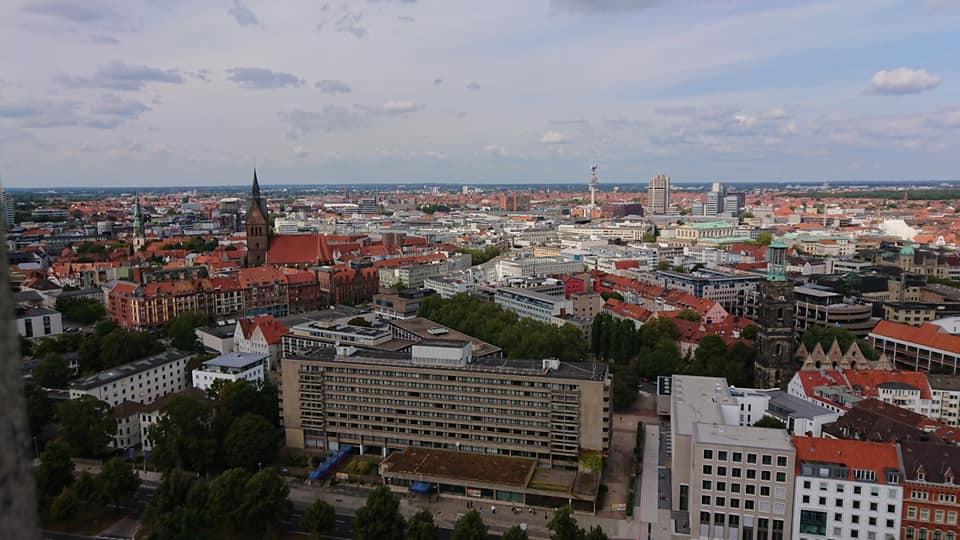 Bild: Ausblick vom Turm des Neuen Rathaus