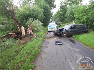 Foto des Albums: Einsatz-1334-H-VU ohne P-Altlüdersdorf, Gasse