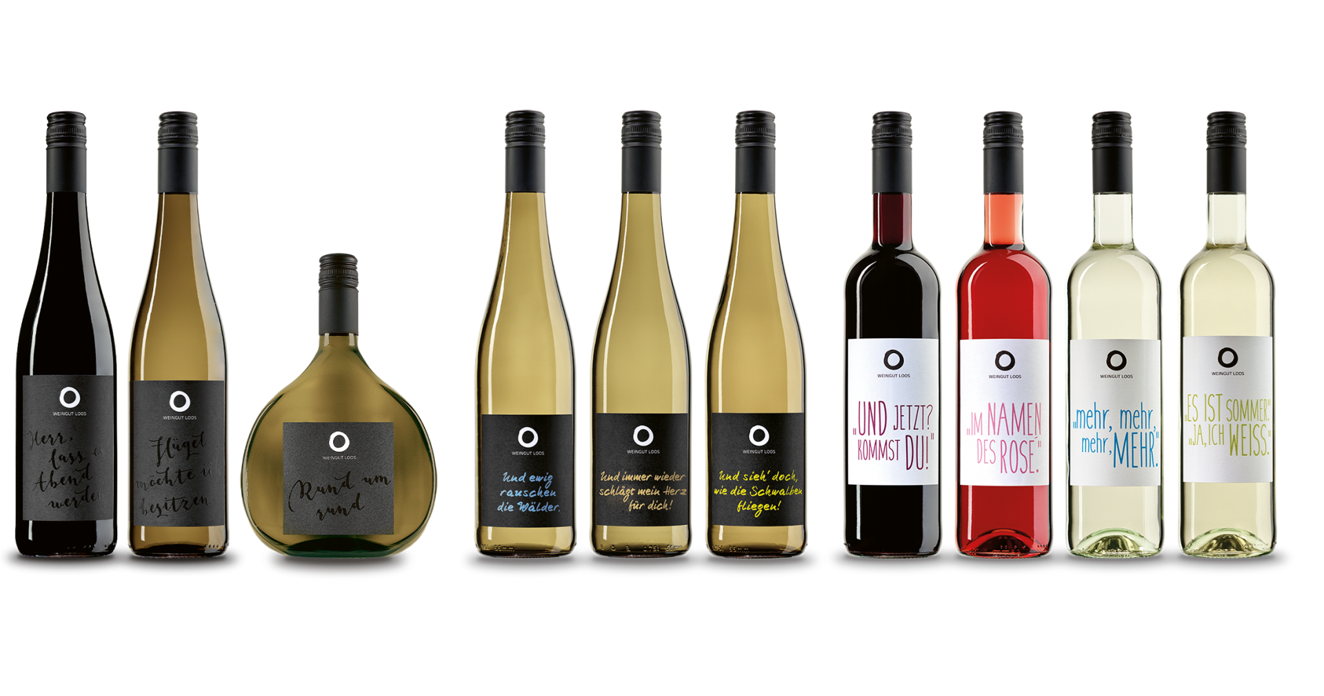 Bild: Weingut Loos - Auswahl aus dem Weinsortiment 2020