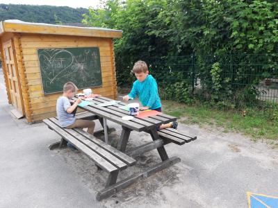 Foto des Albums: Sandbilder Notbetreuung Klasse 1b