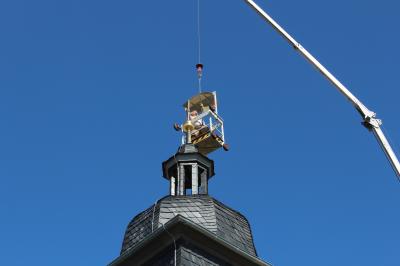 Foto des Albums: Kirchturm in Blankenburg bekommt Kirchknopf am 17.07.2020