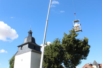 Foto des Albums: Kirchturm in Blankenburg bekommt Kirchknopf am 17.07.2020