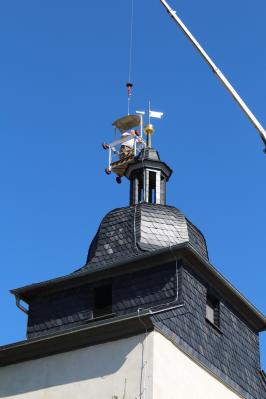 Foto des Albums: Kirchturm in Blankenburg bekommt Kirchknopf am 17.07.2020