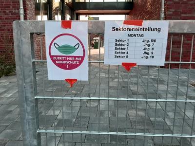 Foto des Albums: Schulstart mit Corona - ein paar Impressionen aus den ersten Tagen