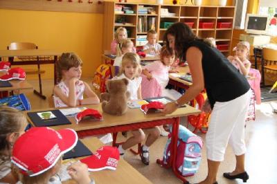 Bild: In der Klasse 1a - Frau Roge