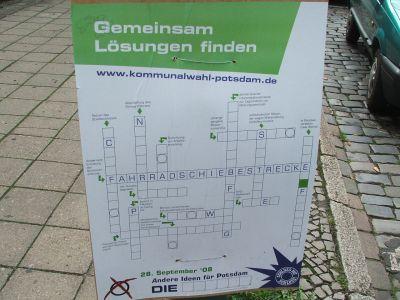 Foto des Albums: Kommunalwahl 2008: Wahlplakate von Die Andere (19.09.2008)