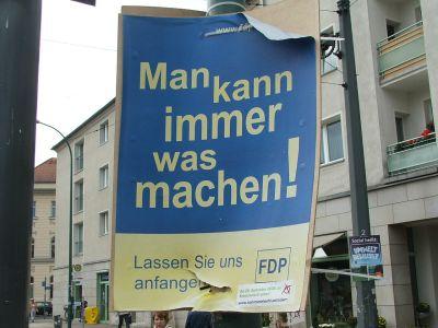 Foto des Albums: Kommunalwahl 2008: Wahlplakate der FDP (19.09.2008)