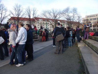 Foto des Albums: Schulstreik am Platz der Einheit (12.11.2008)