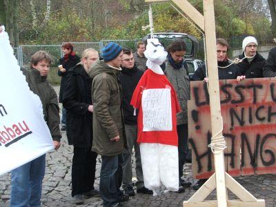 Foto des Albums: Protest gegen die Novellierung des Brandenburgischen Hochschulgesetzes (19.11.2008)